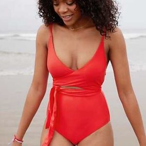 NWT Aerie Color Block Swimsuit